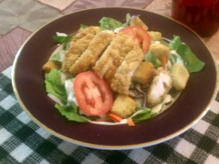 Simple Way Make Recipe crispy chicken salad that is Delicious, Tasty}