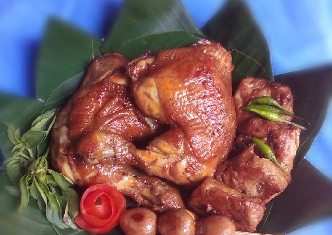 Resep: Baceman khas jogja (ayam, tahu,telur puyuh) Menu Enak