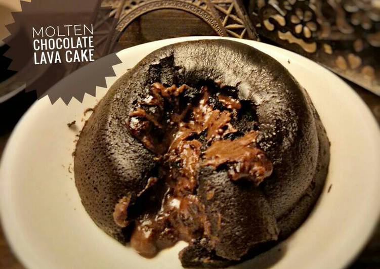 Molten chocolate lava