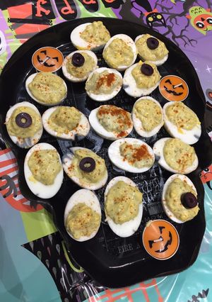 A picture of Devilled Eggs.