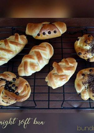Foto resep Overnight soft bun/ bread