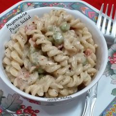 Mayonnaise Pasta Salad A picture of Mayonnaise Pasta Salad.