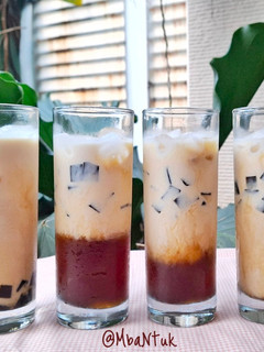 Foto resep Grass Jelly Milk Tea