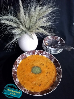 عکسی از دستور سوپ بلغور گندم الهام پز