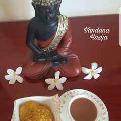 A picture of Makai Ke Atte Ki Mathri(My Innovative Dish).