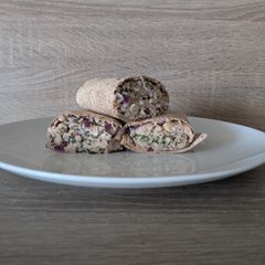 A picture of Quick Tuna and Beans Wrap.