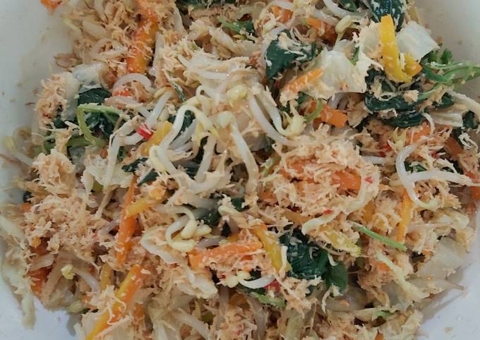 Ini dia! Resep enak memasak Urap sayur / Kluban dijamin enak