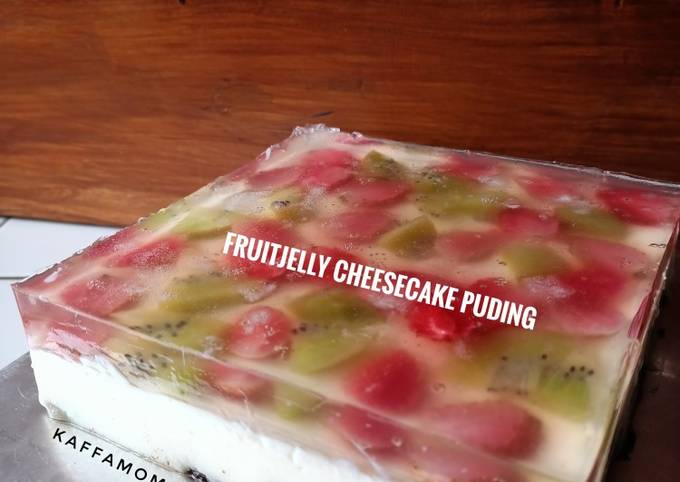 Rahasia Membuat Fruit jelly cheesecake oreo puding yang Harus Anda Coba