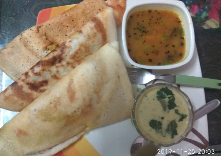 Step-by-Step Guide to Make Super Quick Homemade Crispy Masala Dosa