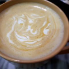 Creamy frothy coffee ☕ A picture of Creamy frothy coffee ☕.
