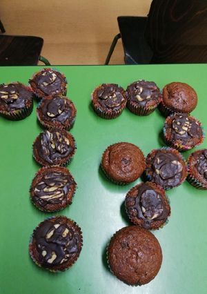 Csokis-banános muffin recept fotója