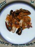 Mariscos al romescu
