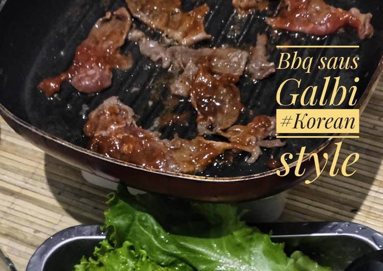 Bbq Saus Galbi #Korean Style