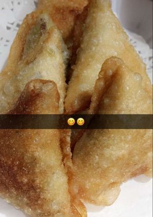 صورة لوصفة سنبوسه لحم