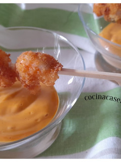 Una foto de Gambas fritas