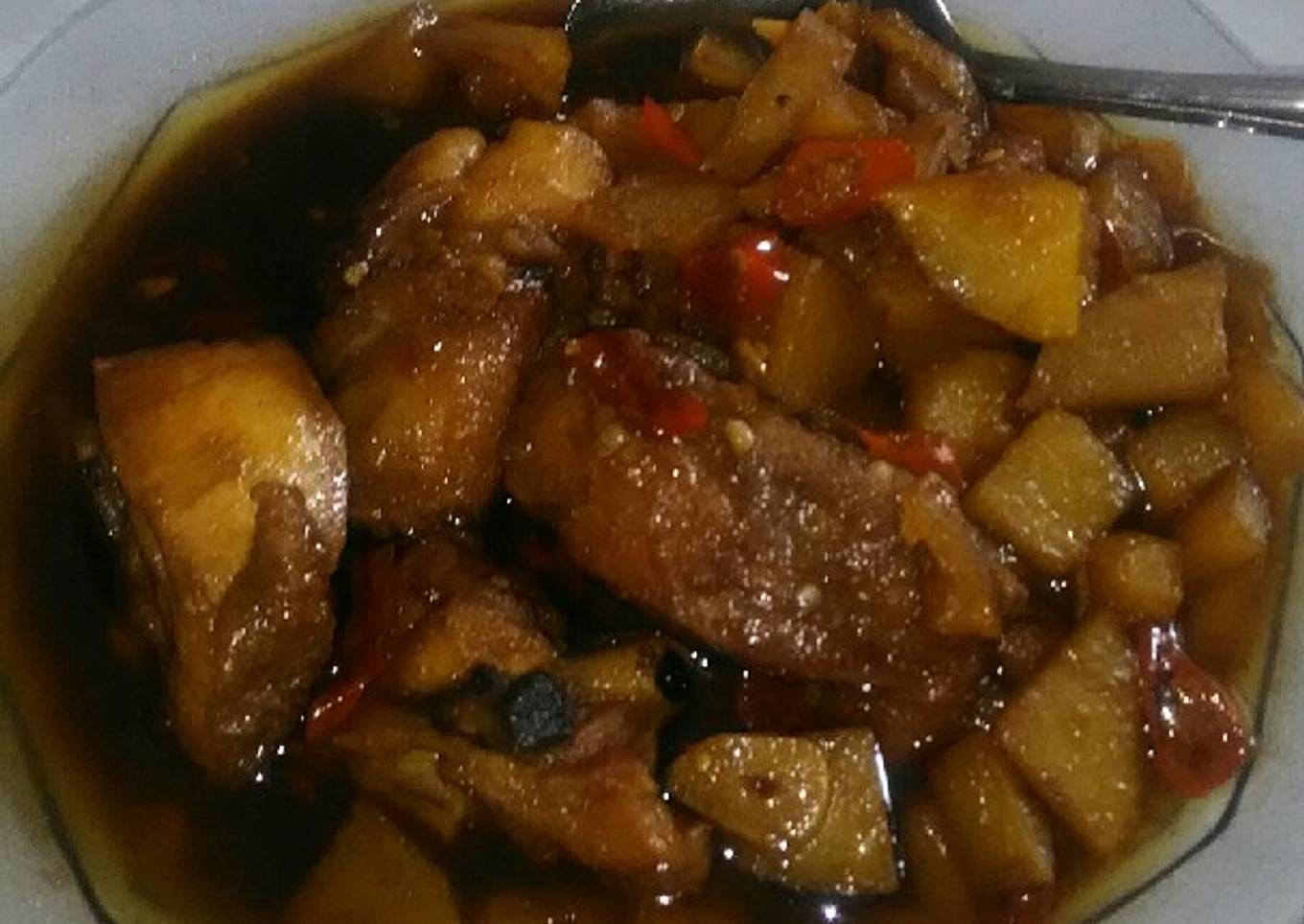 Rica Rica Ayam Kentang Ala Bumil