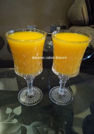 A picture of Mango juice.
