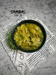Foto resep Sambal Cabe Ijo