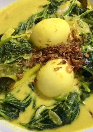 Foto resep Gulai Daun Ubi Jalar/ Bisa dinganti bayam