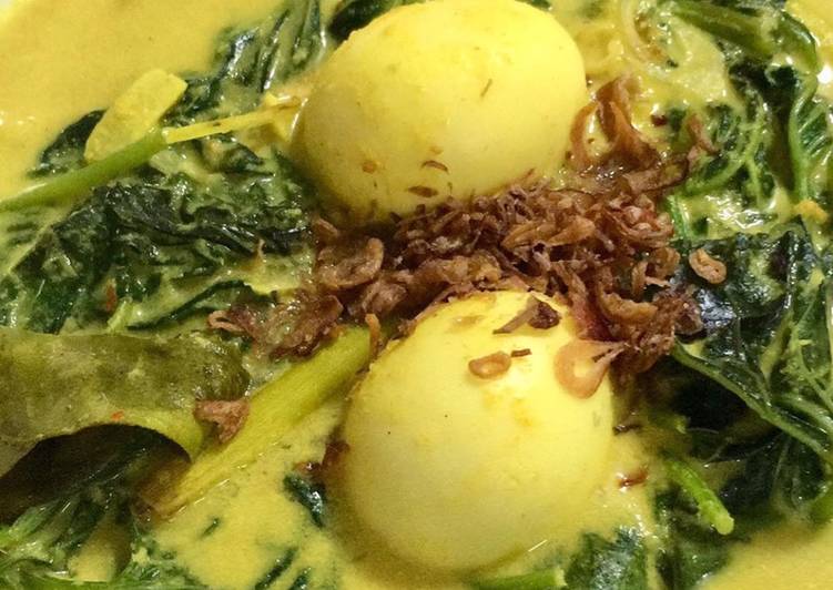 Gulai Daun Ubi Jalar/ Bisa dinganti bayam