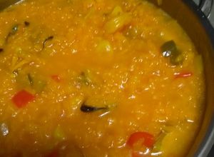 Una foto de Paella marisco