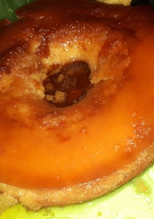 Una foto de Flan casero