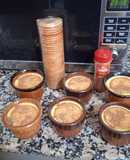 Natillas con galleta maría al microondas