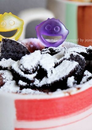 Foto resep Coklat Oreo Mug Cake (Untuk Kukus atau Microwave)