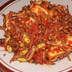 รูปของ Ttp lado merah (tahu teri pete)