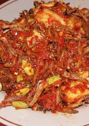 Foto resep Ttp lado merah (tahu teri pete)
