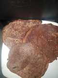 Panqueca con cambures chocolate y harina integral