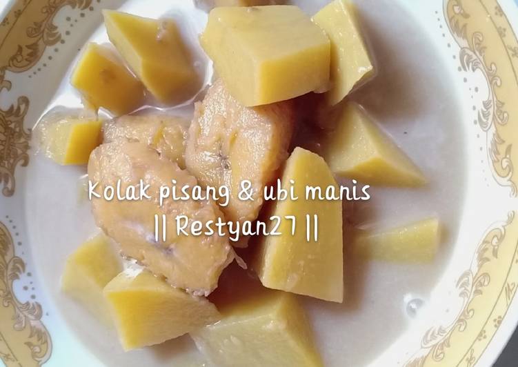 Kolak pisang & ubi manis