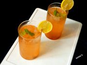 A picture of citrus drink