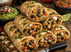 Una foto de Burrito de alta cocina