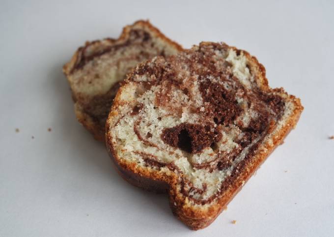 Gâteau marbré au chocolat