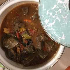 Foto resep Daging sapi asam pedas