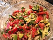 A picture of tomato salad