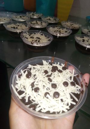 Foto resep Brownies pudding chocolate cheese