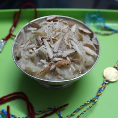 A picture of Badam Halwa.