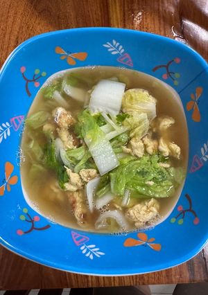 รูปของ ต้มจืดไข่น้ำผักกาดขาว