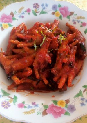 Foto resep Ceker mercon Saus Padang