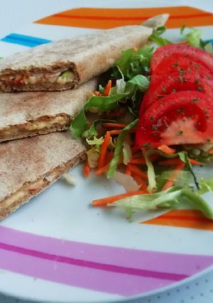 Szénhidrátcsökkentett pupusas recept fotója