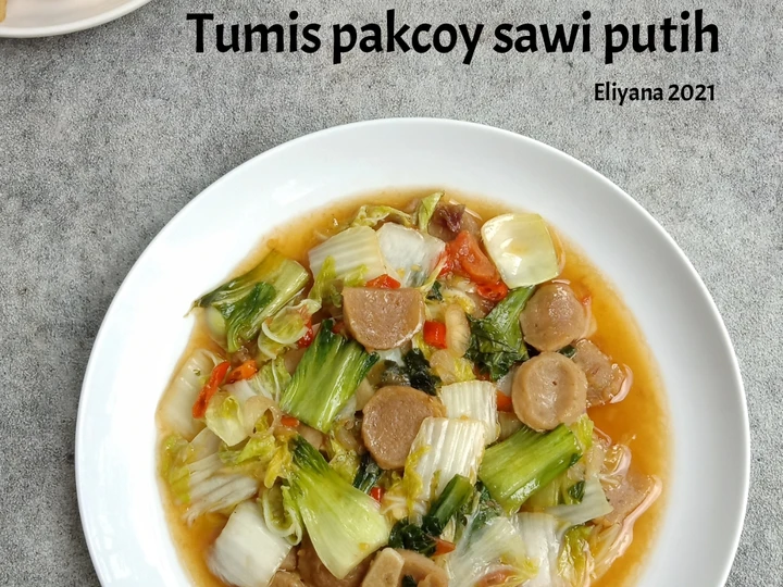Recipe Tumis pakcoy sawi putih the  Makes Drooling Delicious