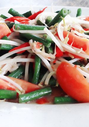Foto resep Tumis kacang panjang kecambah