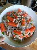 ยำเส้นแก้วปูอัด