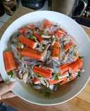 ยำเส้นแก้วปูอัด