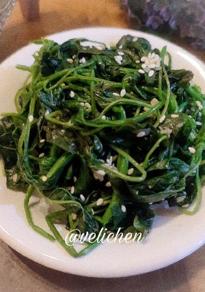 Foto resep Sigeumchi Namul (Salad Bayam Korea)