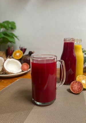 Foto resep Jus Bit, Jeruk, Air Kelapa, & Jambu Biji. Jus Anti Kanker
