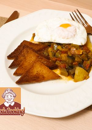 Una foto de Pisto Manchego de la Francisca