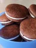 Galletas de chocolate rellenas tipo oreo